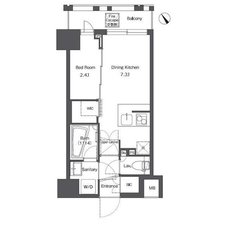 コンフォリア台東根岸の物件間取画像